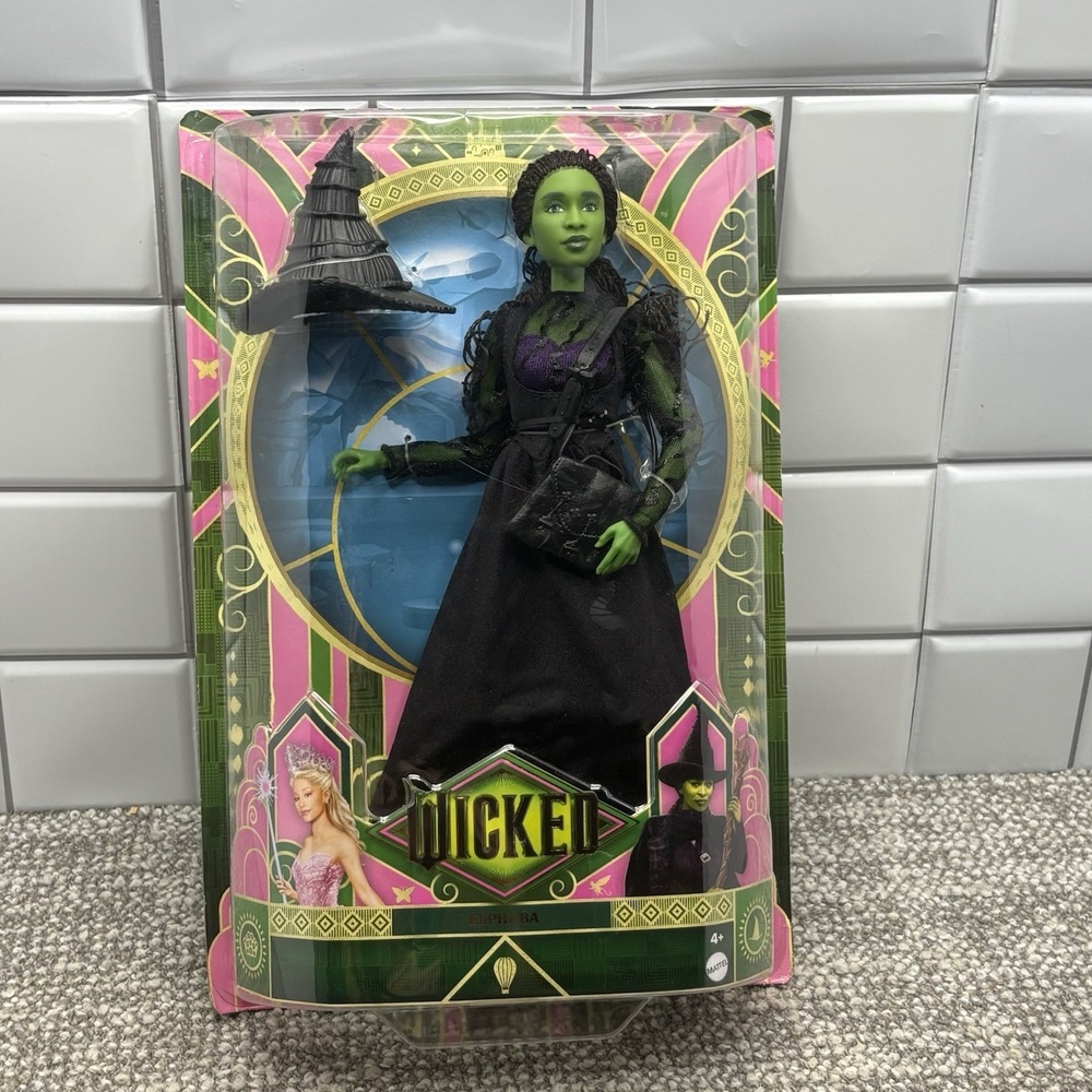 Wicked Doll NIB Elphaba 2024 Mattel Broadway Movie Production Doll